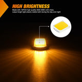 Nilight LED Cab Marker Lights 5 PCS 16 LED Smoke Lens Amber Clearance Roof Running Light Compatible with1984-1997 Ford F150 F250 F350 Pickup Trucks 1988-1997 Ford F Super Duty, view 3