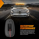 Nilight LED Cab Marker Lights 5 PCS 24 LED Smoke Lens Amber Clearance Roof Running Light Compatible with 2003-2018 Dodge Ram 1500 2500 3500 Pickup Trucks, view 5