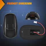 Nilight LED Cab Marker Lights 5 PCS 9 LED Smoke Lens Amber Roof Running Clearance Light Compatible with 1999 2000 2001 2002 Dodge Ram 2500 3500 Pickup Trucks, view 2