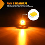 Nilight LED Cab Marker Lights Roof Running Light 5 PCS 9 LED Smoke Lens Amber Cab Clearance Light Compatible with 2017 2018 2019 2020 2021 Ford F250 F350 F450 F550 Super Duty Pickup Trucks, view 3