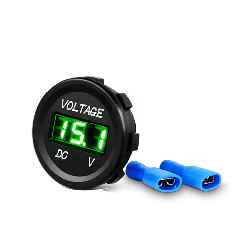 Nilight LED Digital Display Voltmeter Panel Green