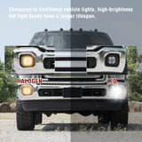 Nilight LED Fog Light Assembly Compatible with 2011 2012 2013 2014 2015 2016 Ford F250 F350 F450 F550 with Daytime Running Lights Driving Lamp Plug and Play Driver side and Passenger Side, view 6