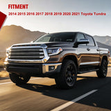 Nilight LED Fog Light Assembly Compatible with 2014 2015 2016 2017 2018 2019 2020 2021 Toyota Tundra Fog Lamps with DRL Clear Lens Driver and Passenger Side, view 5