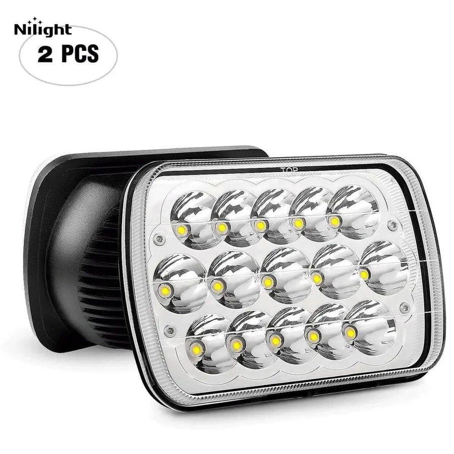 Nilight 45W 7x6 5x7 Hi/Lo LED Headlights
