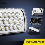 Nilight 45W 7x6 5x7 Hi/Lo LED Headlights, view 5