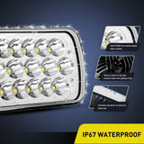 LED Headlights Nilight 7x6 5x7 45W Hi/Lo LED Sealed Beam Headlamp for Jeep Wrangler YJ Cherokee XJ Trucks 4X4 Offroad H6054 6053 6052 5054 Replacement Replacement, 2 Years Warranty, view 4