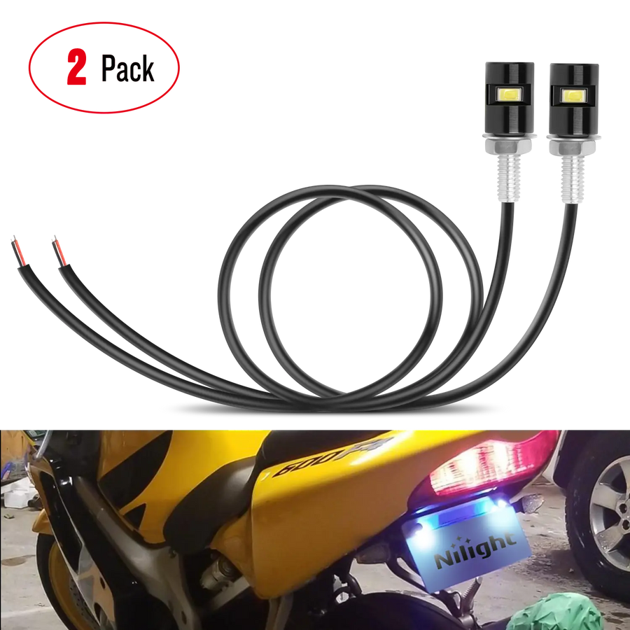 Nilight Led License Plate White Light (Pair)
