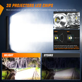Nilight LED Light Bar 31Inch 150W Spot Flood Combo Super Slim 14500LM Off Road 3D LED Driving Off Road Lights with Wiring Harness Kit-1 Lead for Trucks Pickup SUV ATV UTV Boat 4x4 Van Camper, view 5