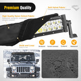 Nilight LED Light Bar Cover 52 Inches Black Nylon Protective Sleeve Universal Fit Straight and Curved Bar Waterproof Dustproof Scratch-Proof Light Cover for Driving Off Road Lights, view 3