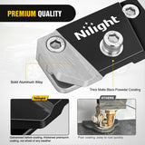 Nilight LED Light Bar Mounting Bracket 2PCS Universal Adjustable Pillar Hood Work Lamp Mount Clamp Holder for Off-Road Truck SUV, Black, view 3
