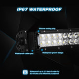Nilight LED Light Bar 20Inch 120W Spot Flood Combo LED Driving Lamp Off Road Lights LED Work Light for Trucks Boat Jeep Lamp, view 4