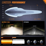 Nilight LED Light Bar with Amber DRL 30 Inch 240W Offroad Light Anti-Glare Flood Spot Combo LED Driving Light IP68 w/ 12AWG DT Connector Wiring Harness for Pickup Truck SUV ATV UTV Boat 4x4, view 5