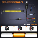 Nilight LED Light Bar with Amber DRL 30 Inch 240W Offroad Light Anti-Glare Flood Spot Combo LED Driving Light IP68 w/ 12AWG DT Connector Wiring Harness for Pickup Truck SUV ATV UTV Boat 4x4, view 6