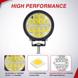 Nilight LED Light Pods 2 PCS 3 Inch 36 W Round | Spot Flood Combo Beam Offroad Driving Fog Work Backup Bumper Roof Lamp for Pickup Truck ATV UTV SUV 4x4 Van Camper Boat, view 3