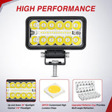 Nilight LED Light Pods 2PCS 4.5 Inch 39W Upgraded Spot Flood Combo Beam Driving Fog Work Backup Bumper Roof Lighting for Offroad Pickup Truck ATV UTV SUV 4x4 Van Camper Boat, view 3