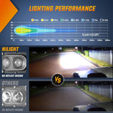 Nilight LED Pod Light 48W 4 Inch 2 PCS White Spot Beam Driving Lights IP67 Waterproof Auxiliary Offroad Lighting for Truck Tractor SUV ATV UTV Golf Cart Boat Motorcycle Dirt Bike, view 4