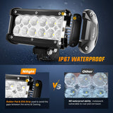 Nilight Led Pods 36w 6.5Inch 2800LM Flood Off Road Driving Fog Light Bar Work Lighting for Truck Tractor Pickup Boat SUV ATV UTV 4WD Car 4x4 Van Camper Motorcycle Dirt Bike Golf Cart 12V 24V, view 5