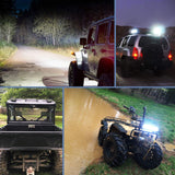 Nilight Led Pods 6.5 Inch 120W Flood Spot Combo Off Road Driving Fog Light Bar Work Lighting for Truck Tractor Pickup Boat SUV ATV UTV 4WD Car 4x4 Van Camper Motorcycle Dirt Bike Golf Cart 12V 24V, view 6