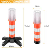 Nilight LED Roadside Emergency Car Kit,Magnetic Base, Detachable Stand, Solid Storage Case, Super bright Safety Strobe Light Road Warning Light-4 pack, view 4