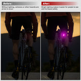 Nilight LED Safety Light 4PCS Pink Marine Navigation Bike Tail Lights Three Modes Waterproof Reflective Gear Clip On Flash Strobe Indicator Lamp for Night Boating Fishing Cycling Jogging, view 5