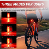 Nilight LED Safety Light 4PCS Red Marine Navigation Bike Tail Lights Three Modes Waterproof Reflective Gear Clip On Flash Strobe Indicator Lamp for Night Boating Fishing Cycling Jogging, view 4