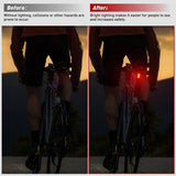 Nilight LED Safety Light 4PCS Red Marine Navigation Bike Tail Lights Three Modes Waterproof Reflective Gear Clip On Flash Strobe Indicator Lamp for Night Boating Fishing Cycling Jogging, view 5