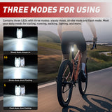 Nilight LED Safety Light 4PCS White Marine Navigation Bike Tail Lights Three Modes Waterproof Reflective Gear Clip On Flash Strobe Indicator Lamp for Night Boating Fishing Cycling Jogging, view 4