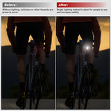 Nilight LED Safety Light 4PCS White Marine Navigation Bike Tail Lights Three Modes Waterproof Reflective Gear Clip On Flash Strobe Indicator Lamp for Night Boating Fishing Cycling Jogging, view 5