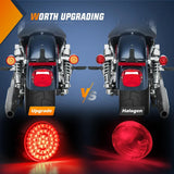 Nilight LED Turn Signal Rear Brake Running Lights 1157 Double Contacts Plug and Play For Harley Davidson Dyna Sportster Touring Street Glide Road Glide Road King Iron 883, view 6