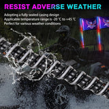 Nilight LED Whip Light 1 PC 3FT COB RGB Lighted Antenna Whips with Spring Base Remote & App Control DIY Chasing Patterns for Can-am Offroad ATV UTV RZR Polaris Dune Buggy 4-Wheeler Truck, view 6