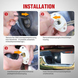 Nilight License Plate Light Compatible with 1994 1995 1996 1997 1998 1999 2000 2001 Dodge Ram 1500 2500 3500 2002 RAM 2500 3500 6000K White 2PCS Pack, view 5