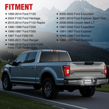 Nilight License Plate Lights Compatible with 1990-2003 2004 2005-2008 2009 2010 2011 2012 2013 2014 Ford F150 1999-2016 F250 F350 F450 F550 Super Duty with Red OLED Neon Tube 6000K White 2PCS Pack, view 6