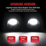 Nilight License Plate Lights Compatible with 1995 1996 1997 1998 1999 2000 2001 2002 2003 2004 Toyota Tacoma Black Housing 6000K White 2PCS Pack, view 6