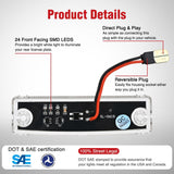 Nilight License Plate Lights Compatible with 1996 1997 1998 1999 2000 2001 2002 2003 2004 2005 2006 2007 2008 2009 2010 2011 2012 2013 2014-2022 Toyota 4Runner 6500K White Clear Lens 2PCS Pack, view 3