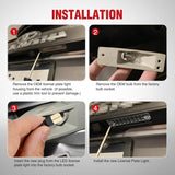 Nilight License Plate Lights Compatible with 1996 1997 1998 1999 2000 2001 2002 2003 2004 2005 2006 2007 2008 2009 2010 2011 2012 2013 2014-2022 Toyota 4Runner 6500K White Clear Lens 2PCS Pack, view 5