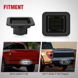 Nilight License Plate Lights Compatible with 2015 2016 2017 2018 2019 2020 F150 Raptor Smoke Lens Black Housing 6000K White 2PCS Pack, view 6