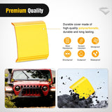 Nilight Light Bar Cover for 4 Inch LED Pods, 2 PCS Yellow Protective Durable Polycarbonate Lens Waterproof Dustproof Scratch-Proof for Double-Row Off Road Driving Lighting, view 3