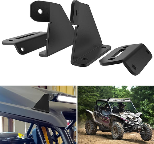 Nilight Light Bar Mounting Brackets for 40-42 Inch LED Straight Curved Lights UTV Roof Upper Windshield Compatible with Yamaha YXZ 1000 1000R Models 2016 2017 2018