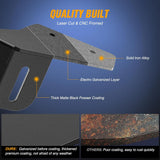 Nilight Light Bar Mounting Brackets for 42-45 Inch LED Bars UTV Roof Upper Windshield Compatible with Can-am Maverick X3 MAX All Models 2017 2018 2019 2020 2021 2022 2023 2024, view 3