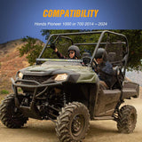 Nilight Light Bar UTV Front Side A Pillar Hood Mounting Brackets for 50-54 inch Lights Pods Compatible with Pioneer 700 1000 2014 2015 2016 2017 2018 2019 2020 2021 2022 2023 2024, view 6