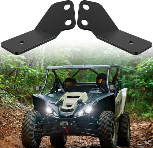Nilight Light Bar UTV Front Side A Pillar Hood Mounting Brackets for LED Pods Compatible with Yamaha YXZ 1000R 2016 2017 2018 2019 2020 2021 2022 2023 2024