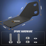 Nilight Light Bar UTV Front Side A Pillar Hood Mounting Brackets for LED Pods Compatible with Yamaha YXZ 1000R 2016 2017 2018 2019 2020 2021 2022 2023 2024, view 2