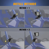 Nilight Light Bar UTV Front Side A Pillar Hood Mounting Brackets for LED Pods Compatible with Yamaha YXZ 1000R 2016 2017 2018 2019 2020 2021 2022 2023 2024, view 3