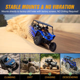 Nilight Light Bar UTV Front Side A Pillar Hood Mounting Brackets for LED Pods Compatible with Yamaha YXZ 1000R 2016 2017 2018 2019 2020 2021 2022 2023 2024, view 5