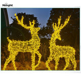 Nilight Lighted outdoor holiday sculptures and wire frame statues, view 3