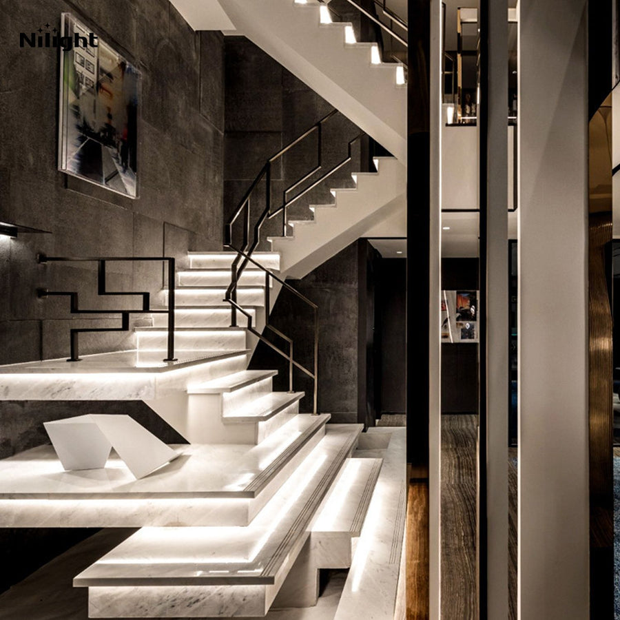 Nilight Lights for illuminating stairs, doors and other portions of buildings