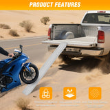 Nilight Loading Ramps, 62.6Inch x 9Inch Heavy Duty Steel Trailer Ramp, 440lbs Capacity for Bicycle, Motorcycle, Scooter, Moped & More, 1 Pack, view 4