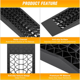 Nilight Low Profile Car Ramps, Portable Drive on Service Ramp for Support Jack Vehicle Maintenance, 10,000lb GVW Capacity, 2 Pack, view 5