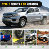 Nilight Lower Hidden Bumper Mounting Brackets for Colorado Canyon 4WD/2WD | Fit 2015-2022 Chevy Colorado 4WD/2WD 2015-2022 GMC Canyon 4WD/2WD,Designed for 30 Inch Single Row LED Light Bar, view 5