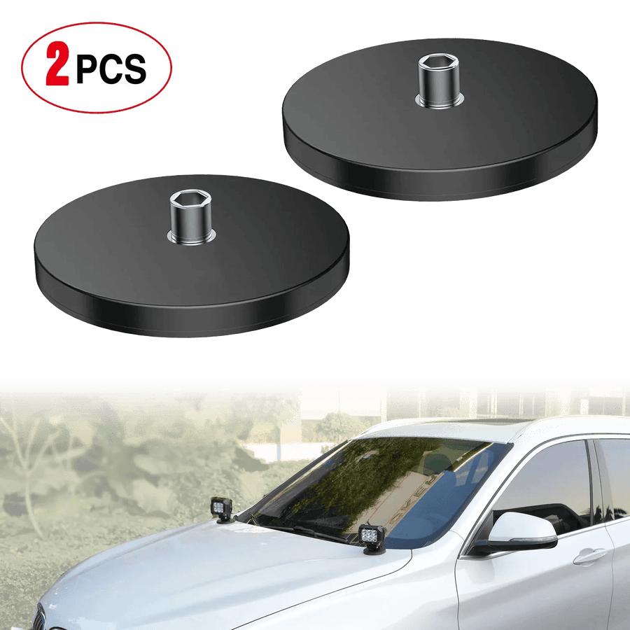 Nilight Magnetic Base Bottomed-Mounted Sucker Holder Bracket (Pair)